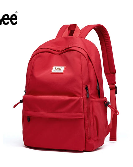 Schulrucksack Laptopfach 16 Zoll Rot