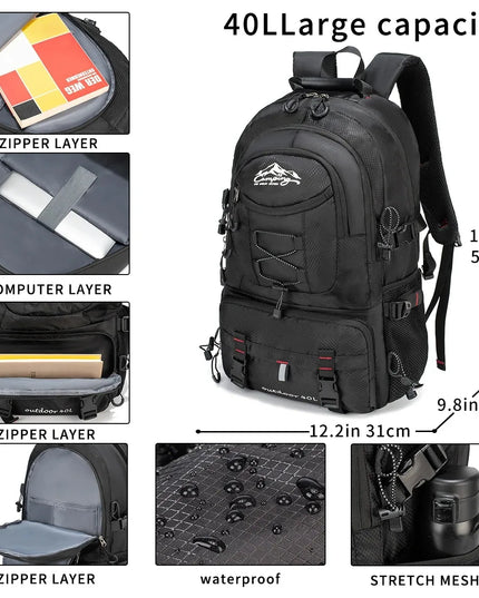Rucksack Arbeit 36-55L Grau