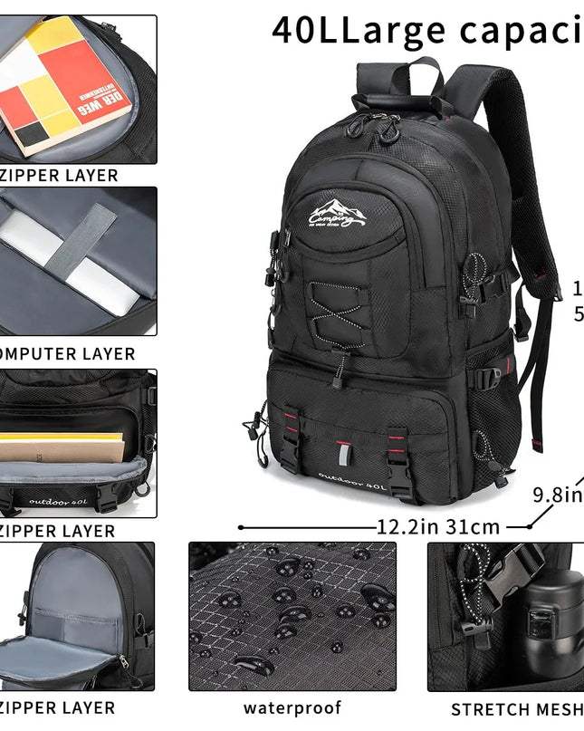 Rucksack Arbeit 36-55L Orange