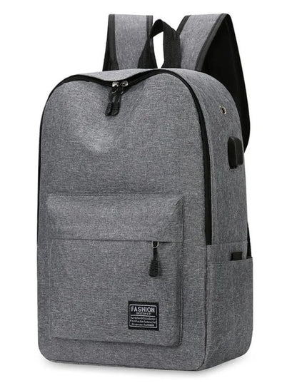 Uni Rucksack minimalistisch Grau