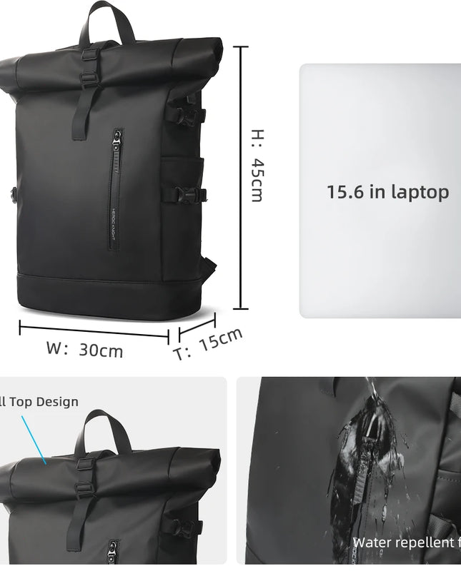 Laptop Rucksack 15,6 Zoll erweiterbar