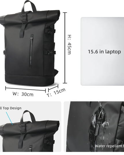 Uni Rucksack mit 15,6 Zoll Laptopfach & USB