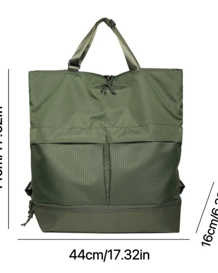 Schulrucksack Nylon 20-35L Grün