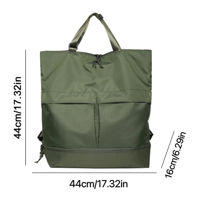 Schulrucksack Nylon 20-35L Grün