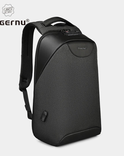 Anti-Diebstahl Laptop Rucksack Grau