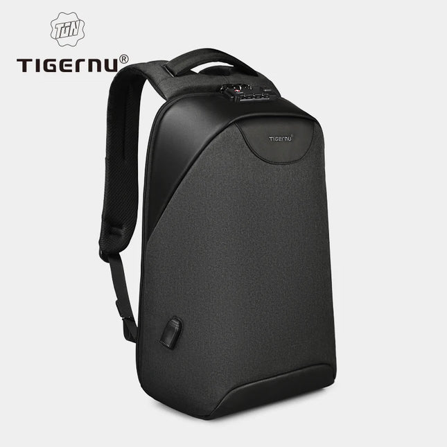 Anti-Diebstahl Laptop Rucksack Schwarz