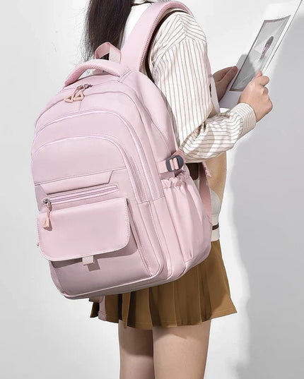 Schulrucksack Oxford Wasserdicht Braun