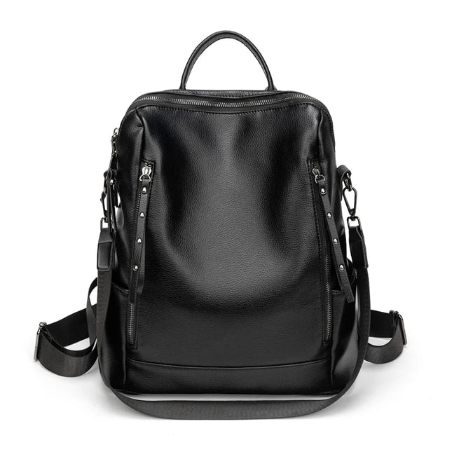 Damen Rucksack Retro-Stil Khaki
