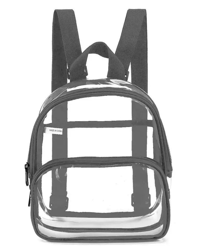 Schulrucksack Transparent mit Reißverschluss