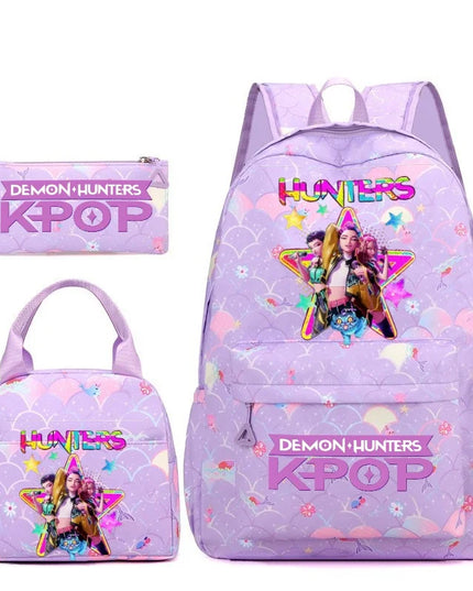 Schulrucksack mit Laptopfach – Cartoon-Design