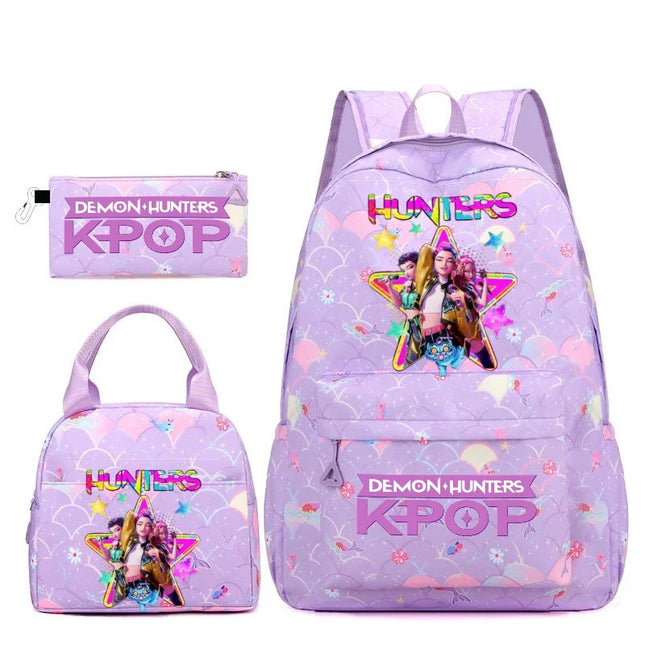 Schulrucksack mit Laptopfach – Cartoon-Design