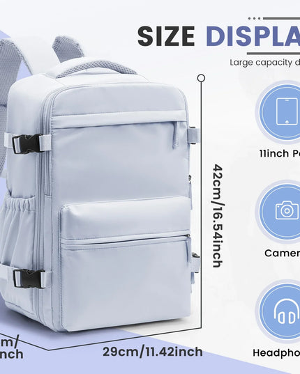 Leichter Laptop Rucksack Grau 20-35L