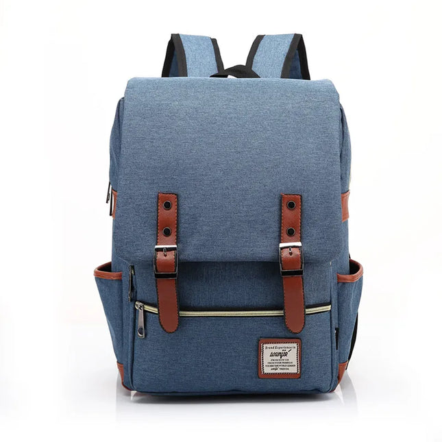 Laptop Rucksack Canvas 16 Zoll Blau