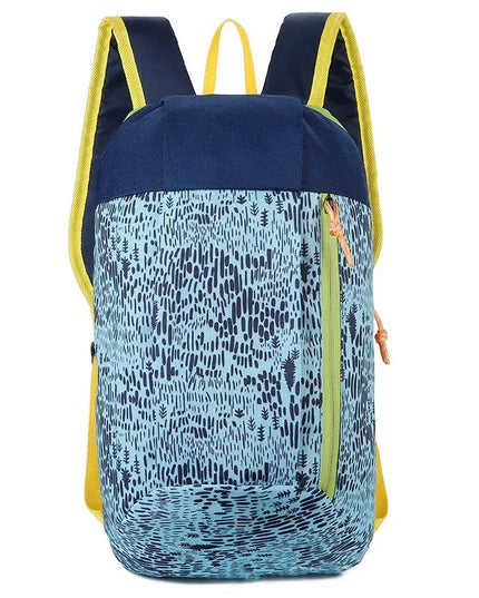 Leichter Mini Rucksack Camouflage Schwarz