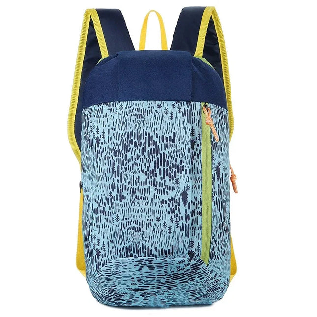 Leichter Mini Rucksack Camouflage Schwarz