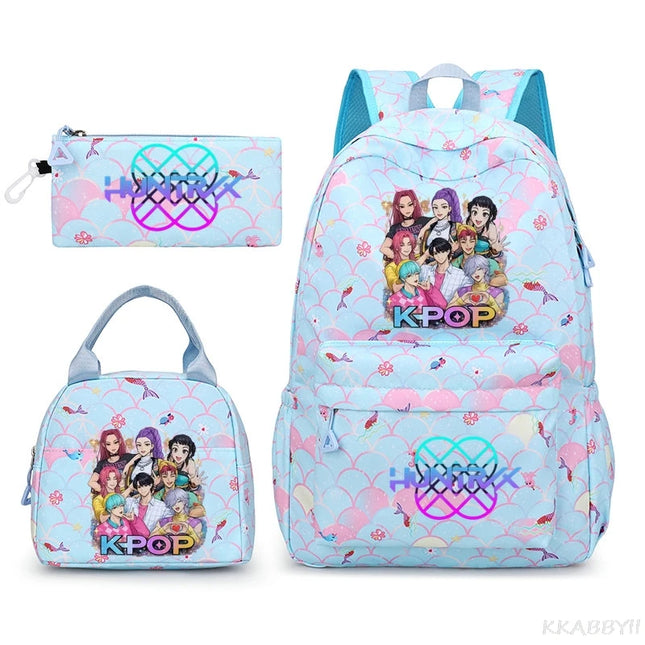 Schulrucksack Set mit Lunch Bag "Chocolate"