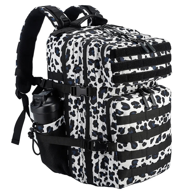 Rucksack LHI 45L Leopard White mit Laptopfach
