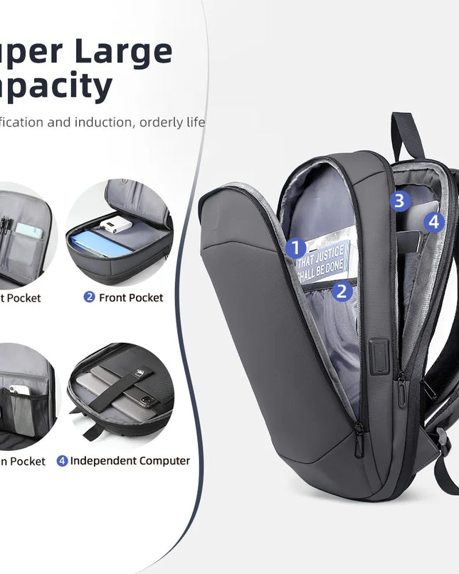 Business Laptop Rucksack 17 Zoll mit USB