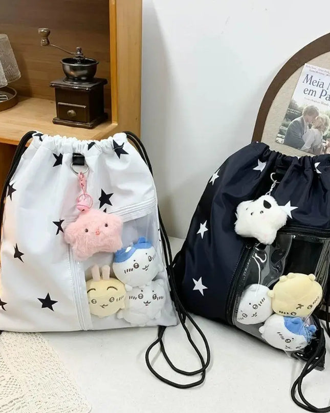 Schulrucksack mit Kordelzug und