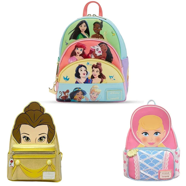 Schulrucksack Mädchen mit Collagen-Design