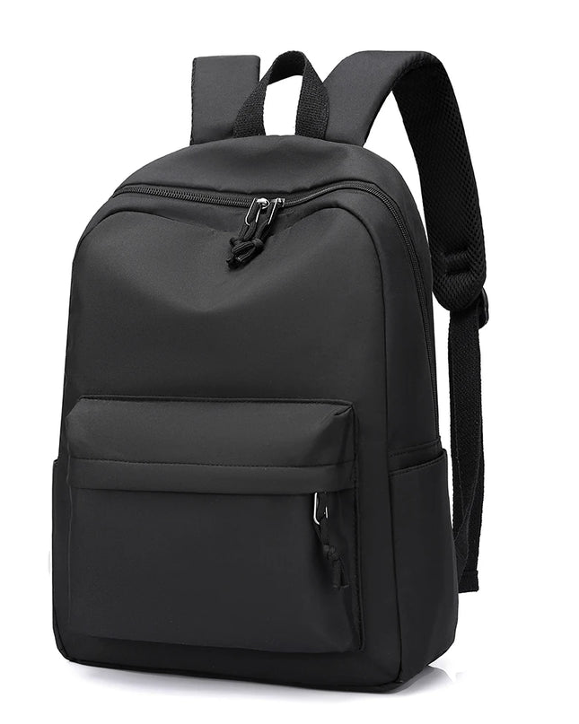 Schulrucksack Oxford Stoff Schwarz 15 Zoll