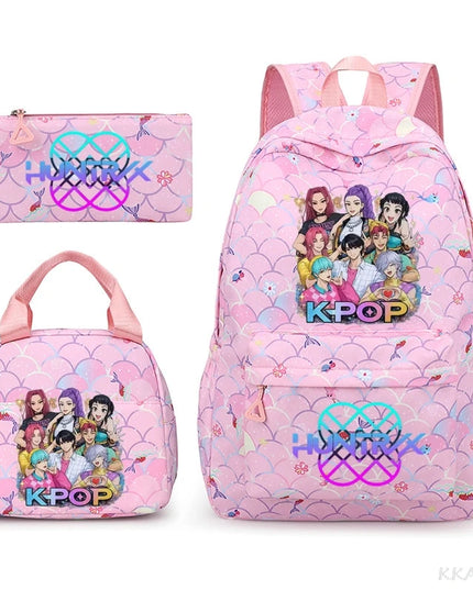 Schulrucksack mit Lunch Bag Set