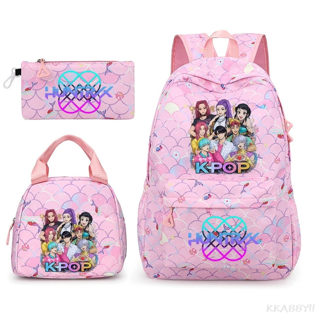 Schulrucksack mit Lunch Bag Set