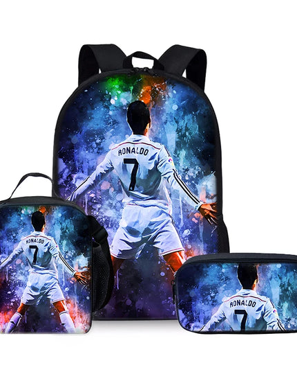 Schulrucksack Set Polyester 20-35L Tiefblau