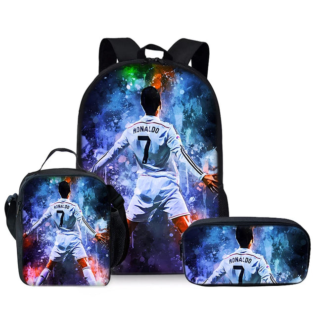 Schulrucksack Set Polyester 20-35L Tiefblau