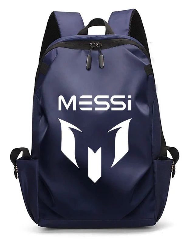 Schulrucksack mit USB-Port Blau B062