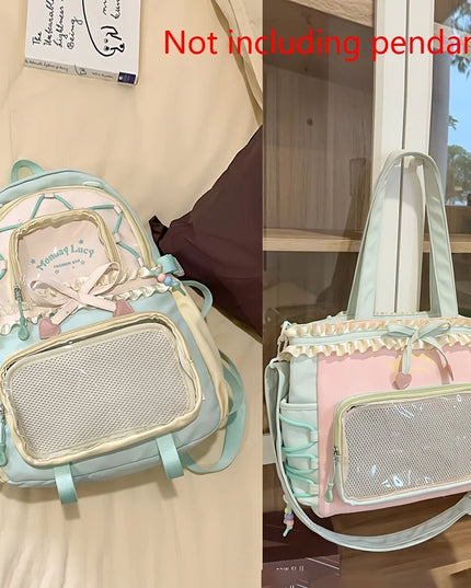 Leichter Schulrucksack Set mit Schleife