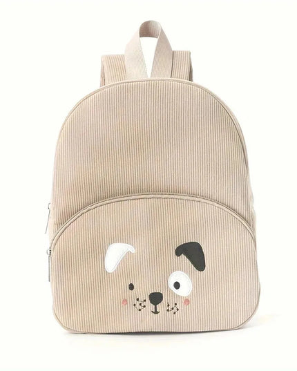 Schulrucksack Cord Hund – bis 20 Liter