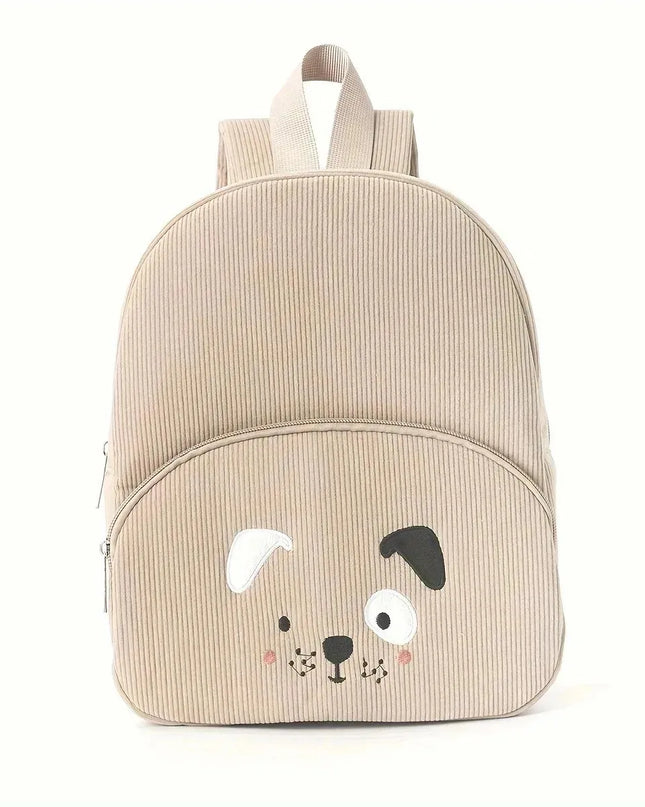 Schulrucksack Cord Hund – bis 20 Liter