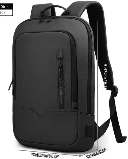 Business Rucksack 17 Zoll Laptopfach, Schwarz