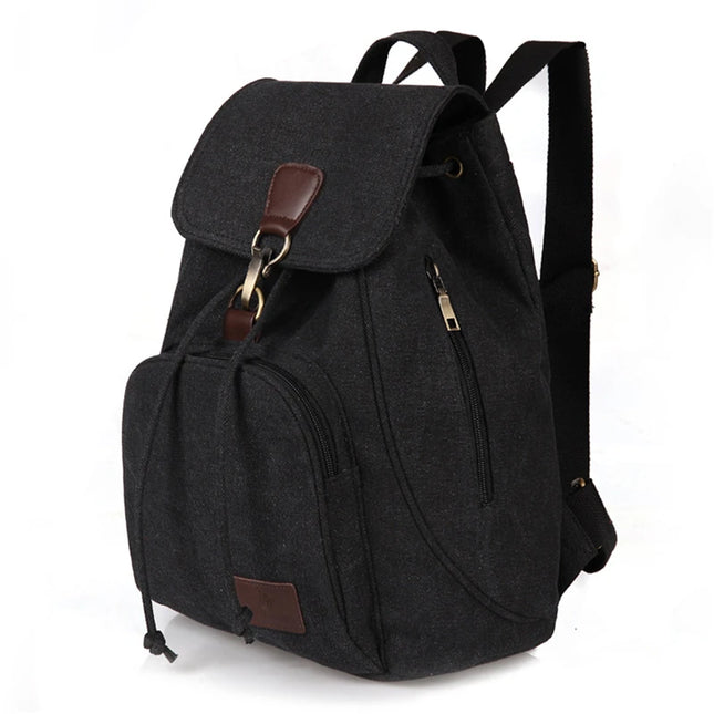 Canvas Laptop Rucksack für Uni und Schule