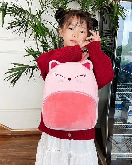 Schulrucksack Mädchen Katze Schwarz