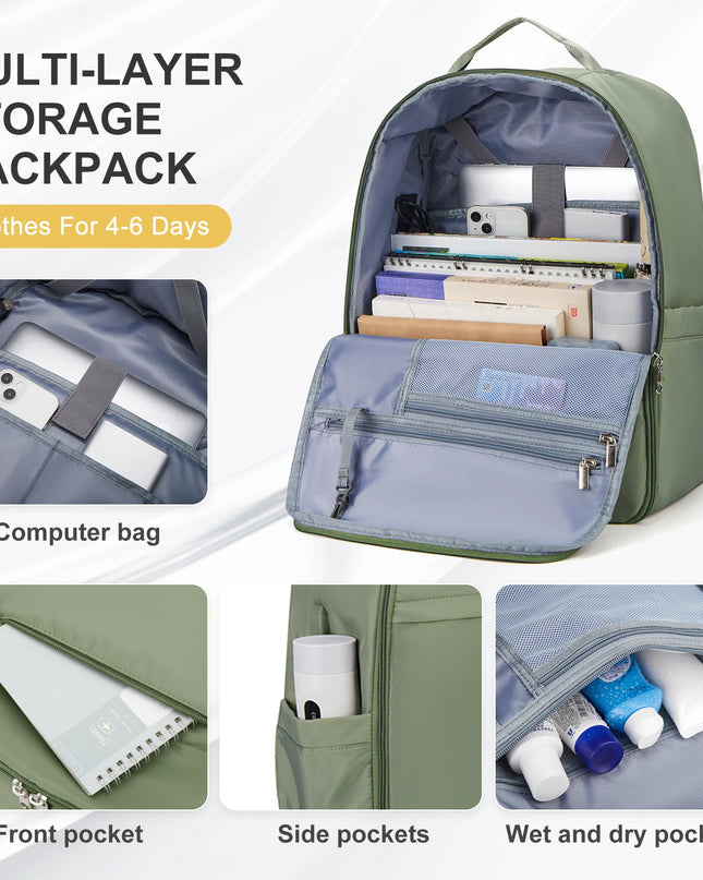 Reise Rucksack 20-35L mit Laptopfach