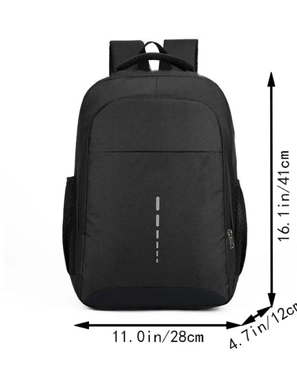 Grosser Rucksack für Uni & Arbeit Schwarz