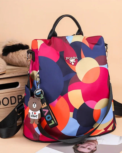 Uni Rucksack Damen mit Blumenmuster