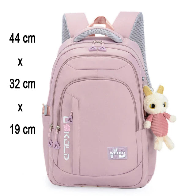 Schulrucksack fuer Maedchen Lila