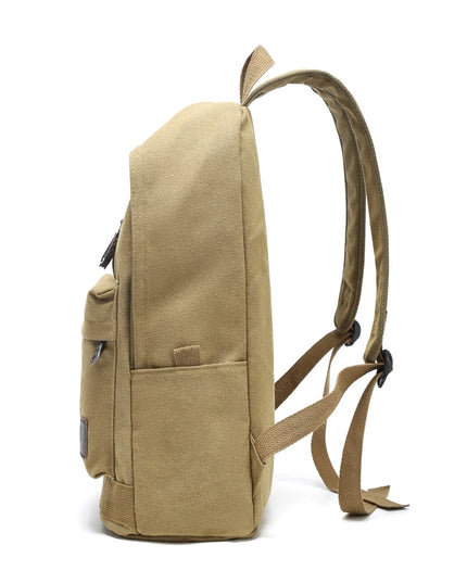 Großer Schulrucksack Canvas für Teenager