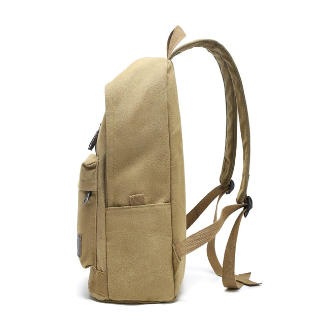 Großer Schulrucksack Canvas für Teenager