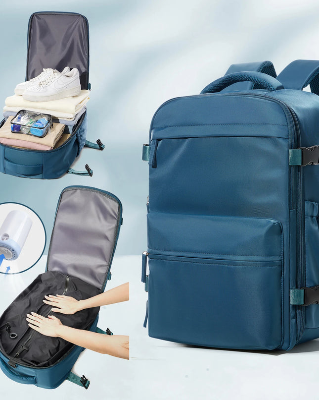 Großer Business Laptop Rucksack erweiterbar