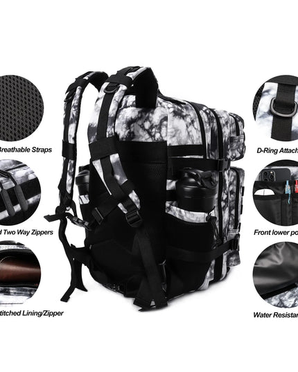Rucksack Arbeit 45L mit Laptopfach Weiss
