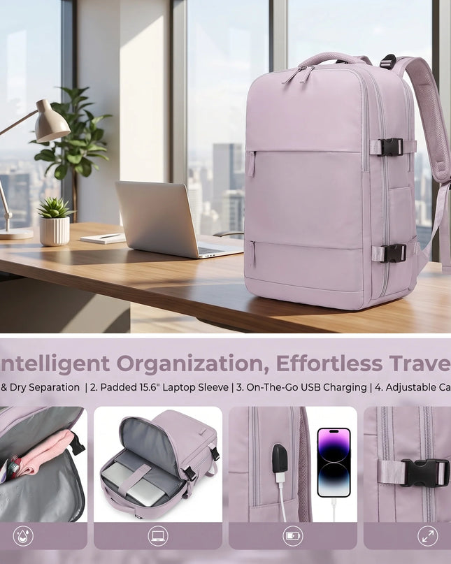 Business Rucksack Damen 36-55L - Pink