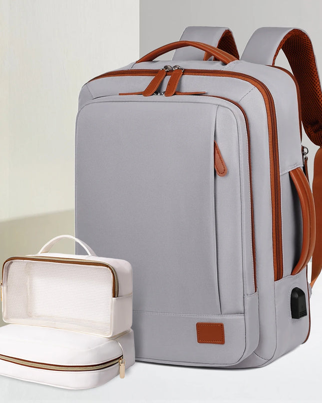 Uni Rucksack Grau – Set für Studium & Reise