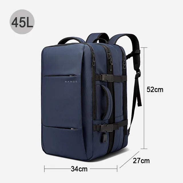 Business Rucksack 17,3 Zoll Laptopfach Blau