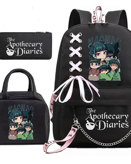Schulrucksack Manga Motiv Canvas