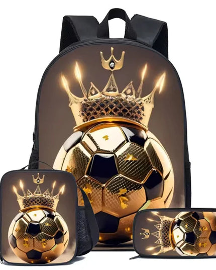 Schulrucksack Set Fussball – 20-35 Liter