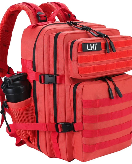 Rucksack Arbeit 45L mit Laptopfach Rot